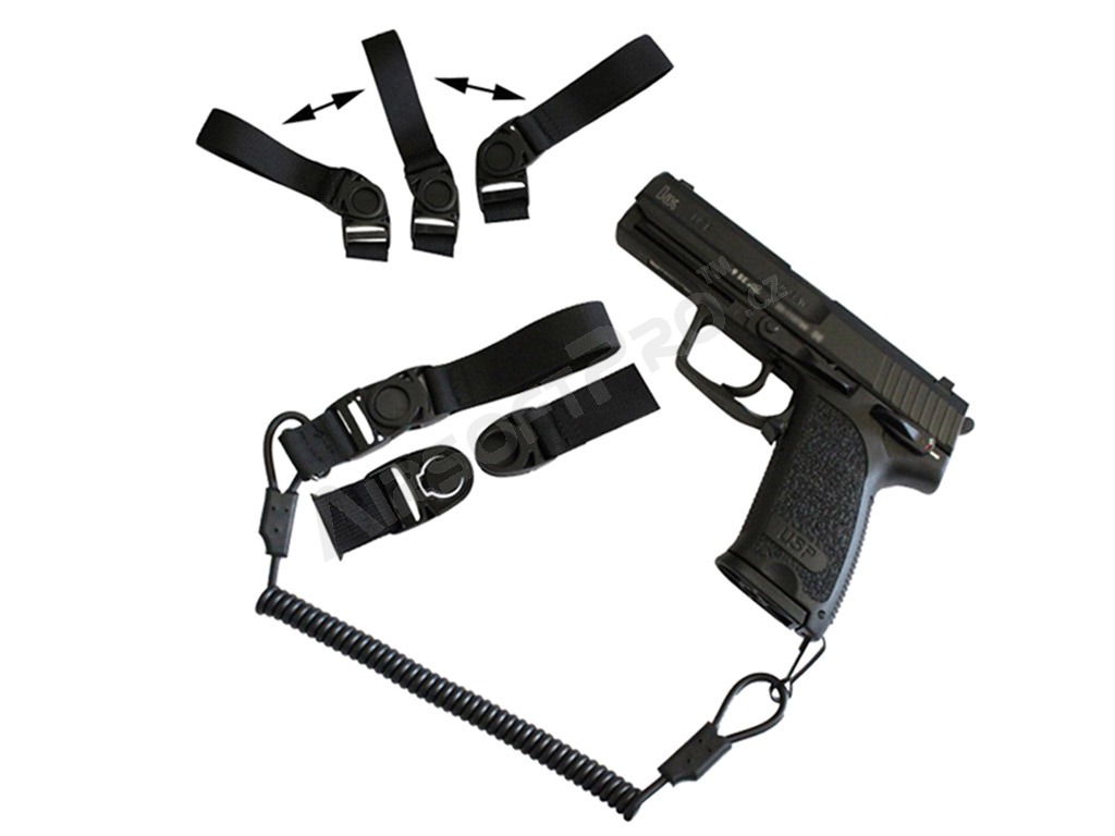 Pistol lanyard - Black [Amomax]