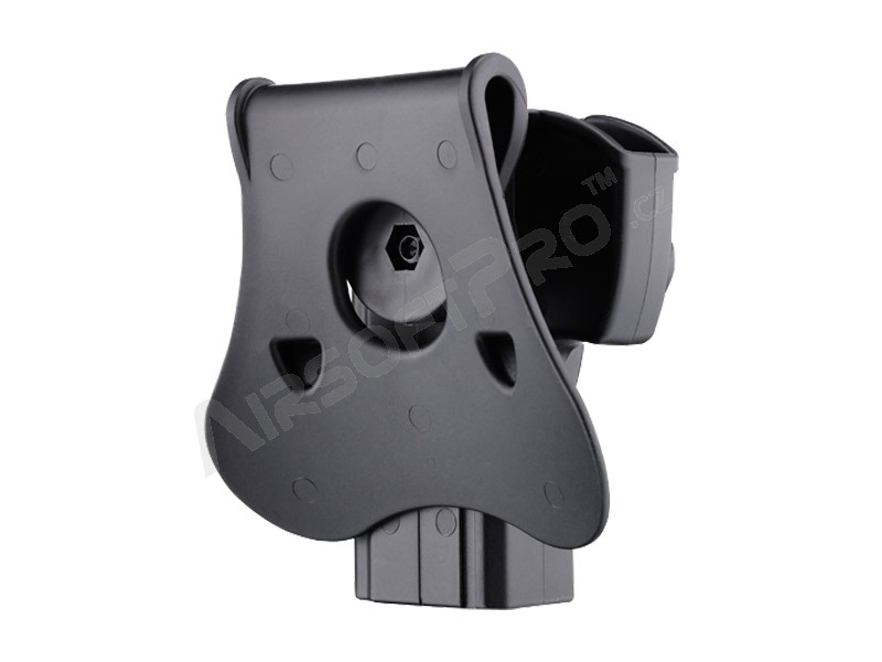 Tactical polymer holster for CZ 75D Compact, Taurus 24/7 - black [Amomax]