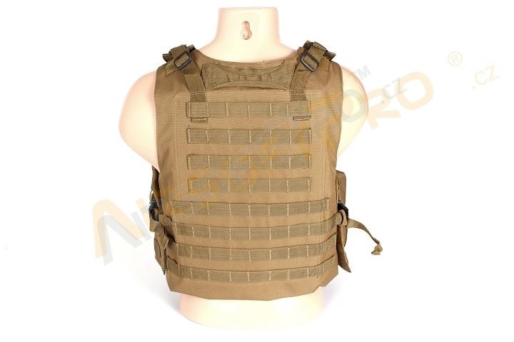 Taktická vojenská vesta AAV FSBE - Coyote Brown (CB) [A.C.M.]