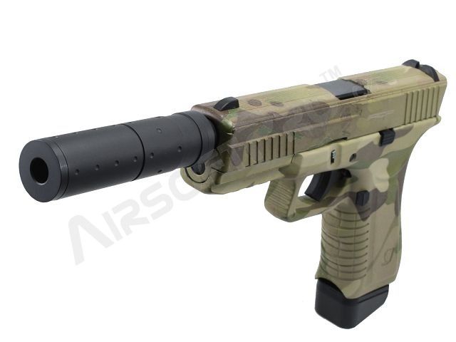 Extended 193mm inner barrel and silencer for ACP601 [APS]