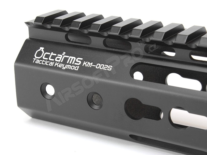 Plovoucí 13,5” CNC předpažbí Octarms™ stylu Keymod - černé [Ares/Amoeba]
