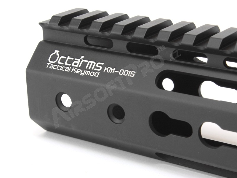 Plovoucí 15” CNC předpažbí Octarms™ stylu Keymod - černé [Ares/Amoeba]