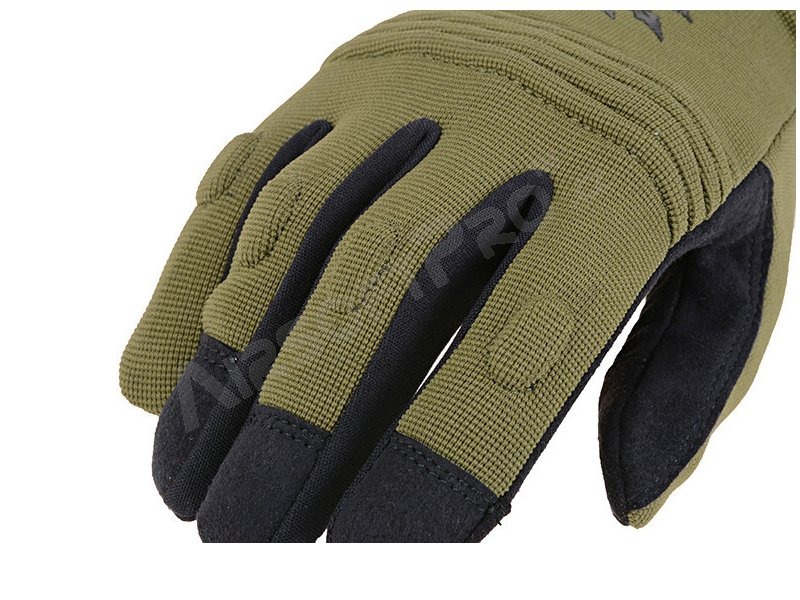 Vojenské taktické rukavice ConvertPro - zelené - OD, vel.L [Armored Claw]