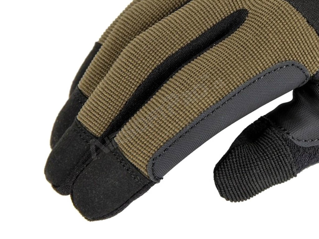 Vojenské taktické rukavice Accuracy - Olivové, vel.L [Armored Claw]