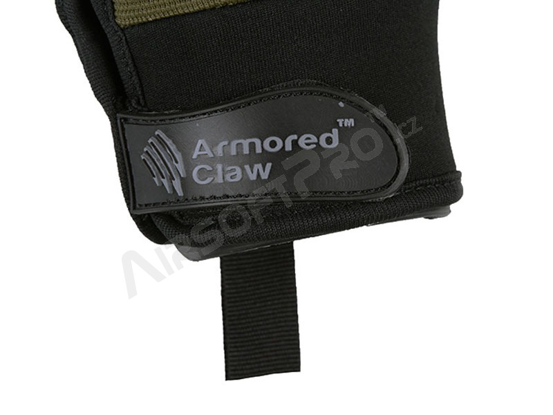 Vojenské taktické rukavice Shield - Olive Drab [Armored Claw]