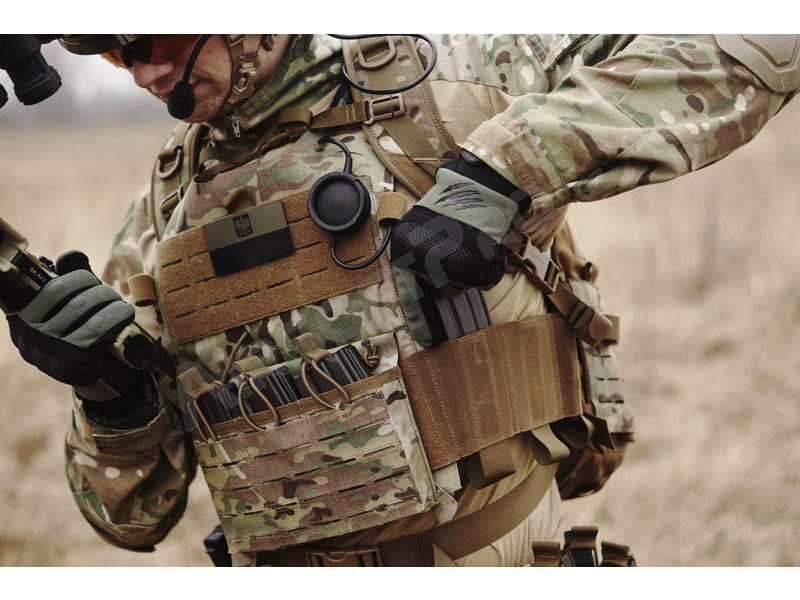 Vojenské taktické rukavice Shield - Olive Drab, vel.L [Armored Claw]