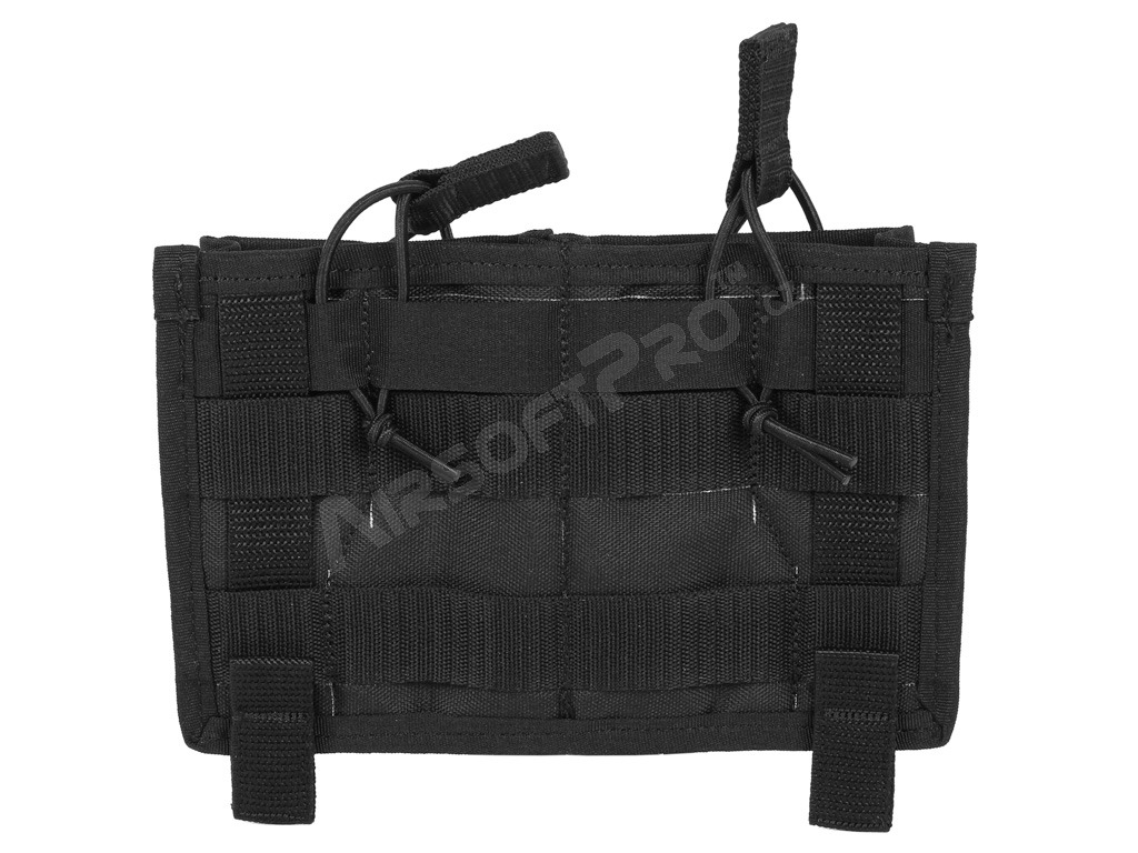 M14/SR25 open double pouch MOLLE - black [AS-Tex]