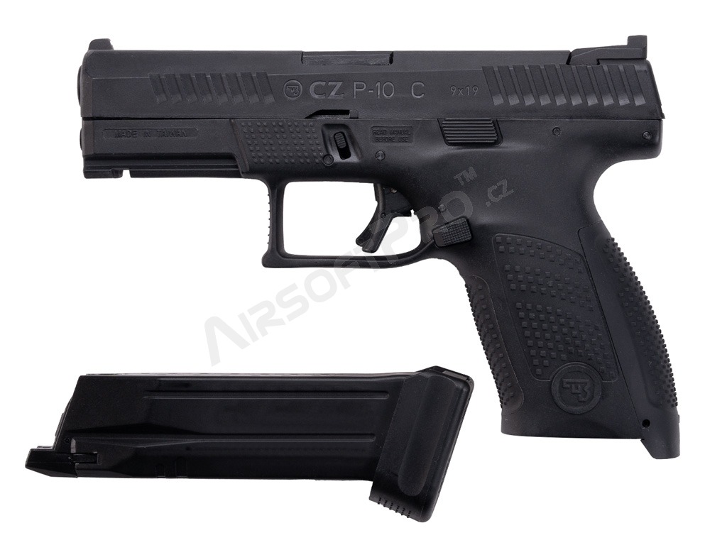 Airsoftová pistole CZ P-10C, kovový závěr, CO2, blowback [ASG]