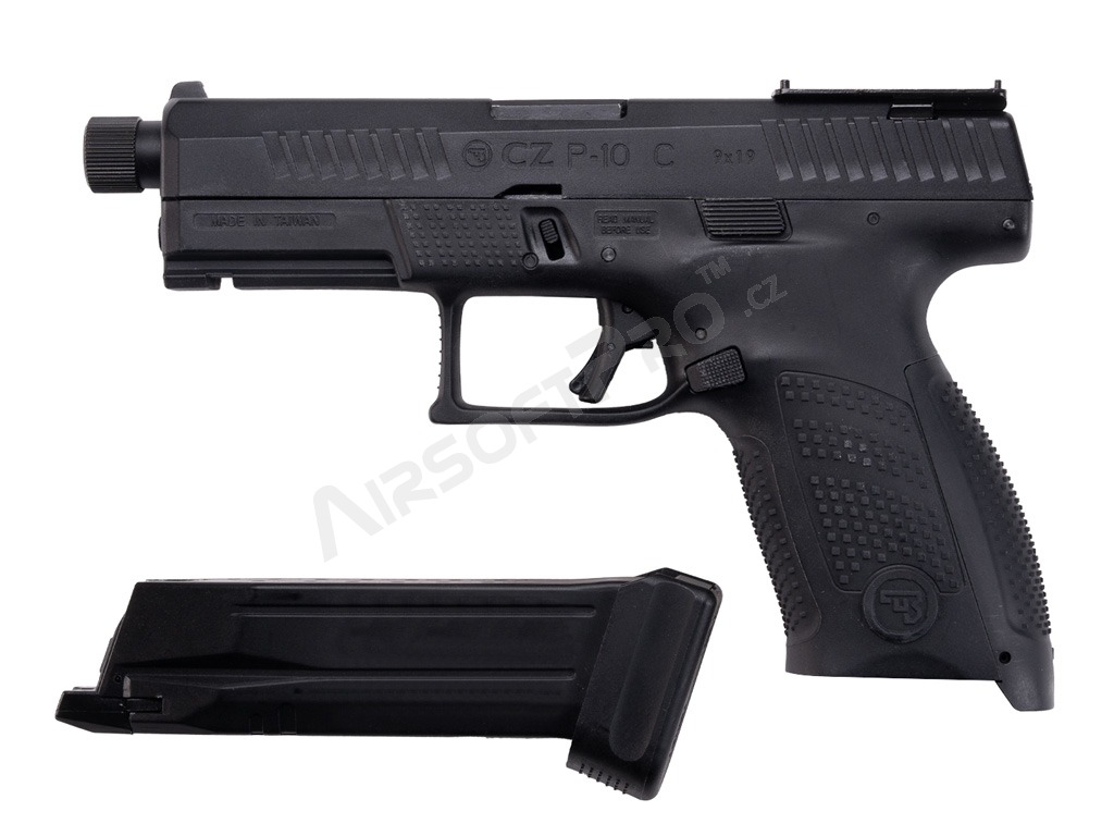 Airsoft pistol CZ P-10C Optics Ready, metal slide, CO2 blowback [ASG]