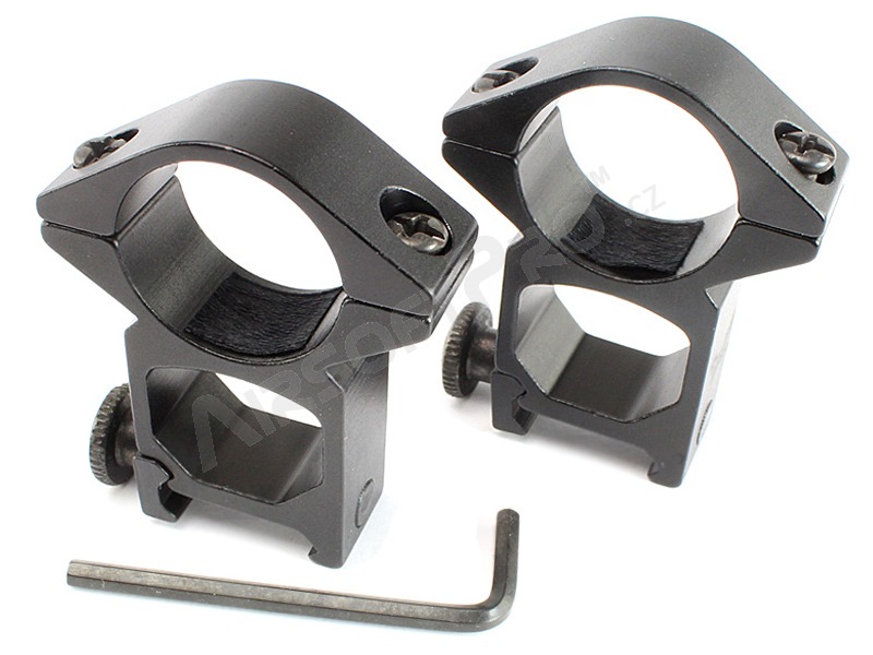supports de lunettes de 25,4 mm pour les rails RIS Picatiny courants - haut de gamme [ASG]