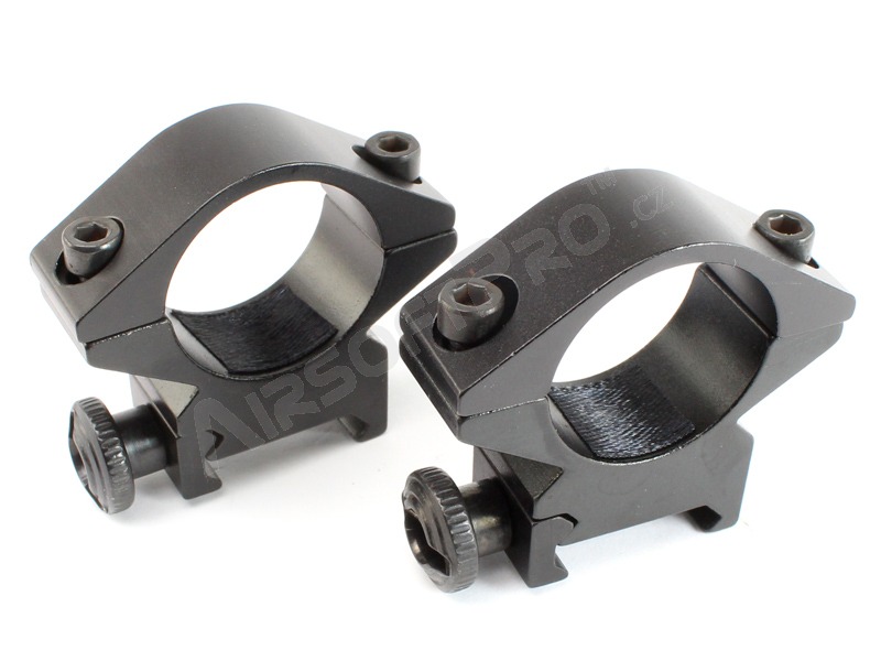 25,4mm scope mounts for common Picatiny RIS rails - low [ASG]