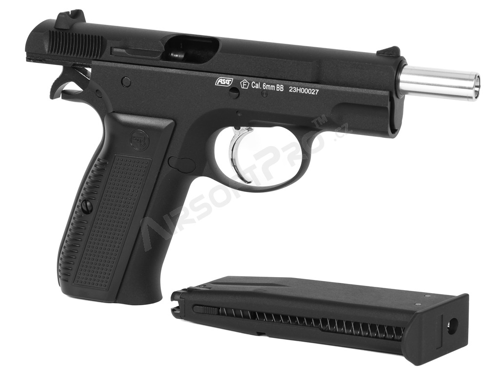Airsoftová pistole CZ 75 - Blowback, plyn, celokov [ASG]
