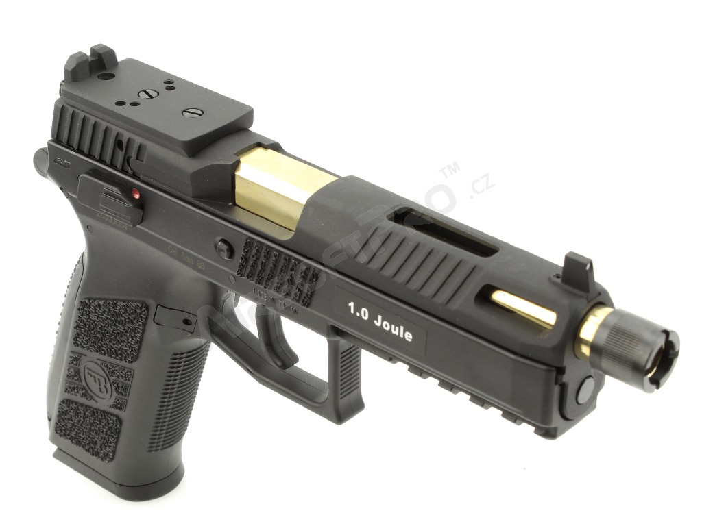 Airsoftová pistole CZ P-09 Optic Ready, kovový závěr, CO2, blowback + kufr [ASG]