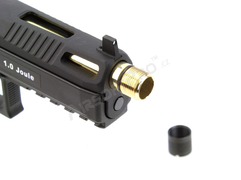 Airsoft pistol CZ P-09 Optic Ready, metal slide, CO2 blowback + case [ASG]