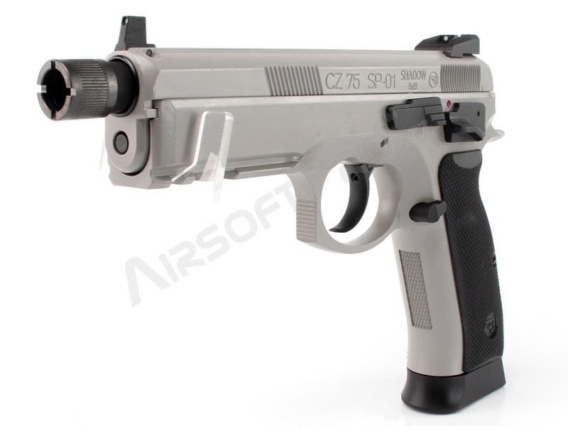 Pistolet airsoft CZ 75 SP-01 SHADOW Urban Grey - CO2, blowback, glissière métallique [ASG]