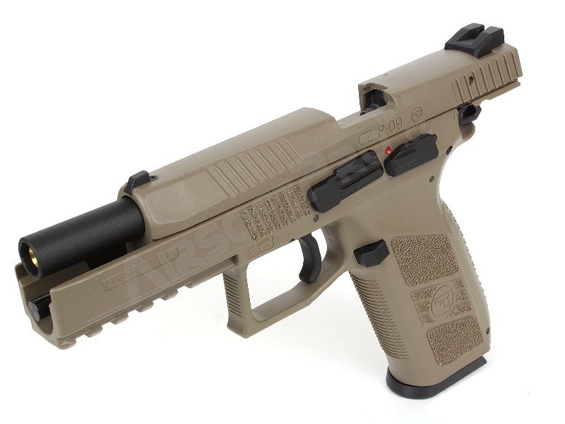Airsoft pistol CZ P-09 FDE, Gas blowback [ASG]