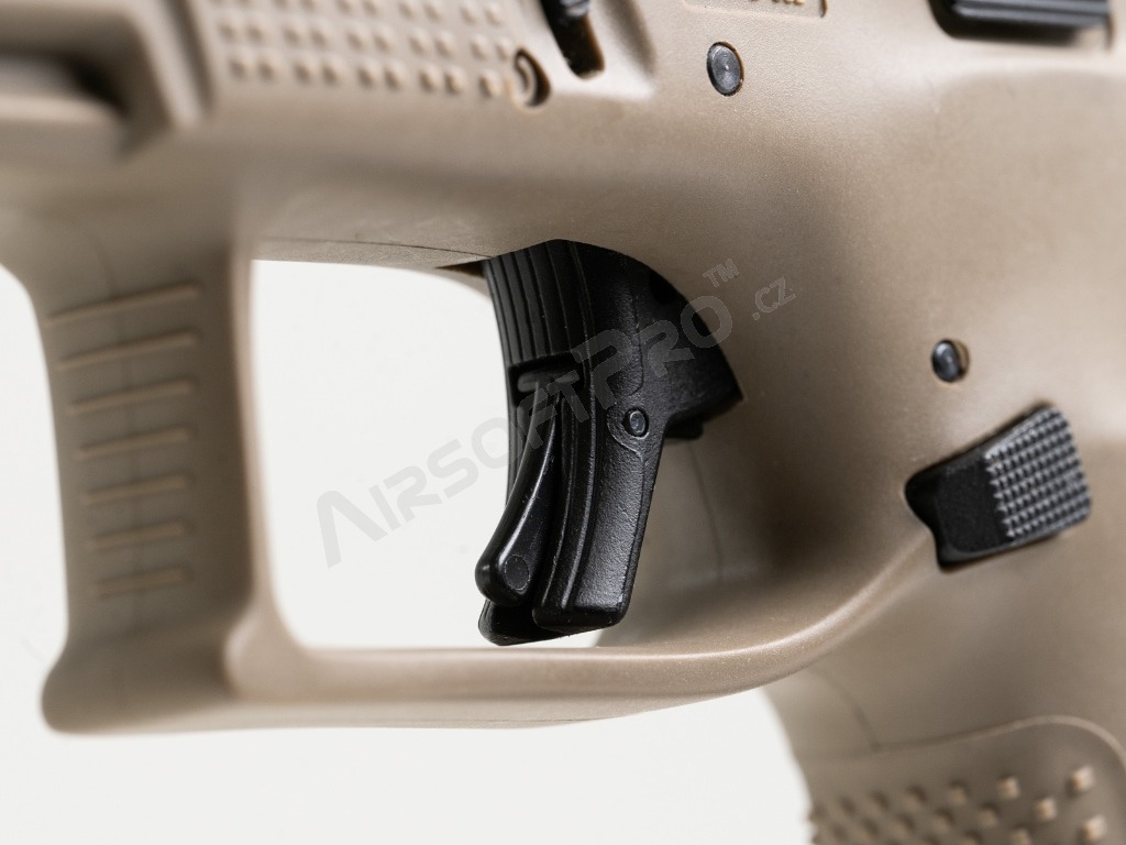 Airsoftová pistole CZ P-10C Optics Ready , kovový závěr, CO2, blowback - FDE [ASG]