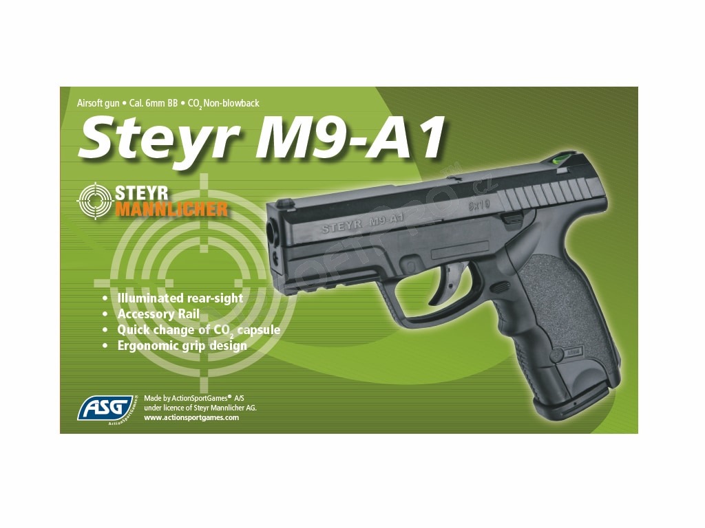 Pistolet airsoft Steyr M9-A1 - CO2 [ASG]