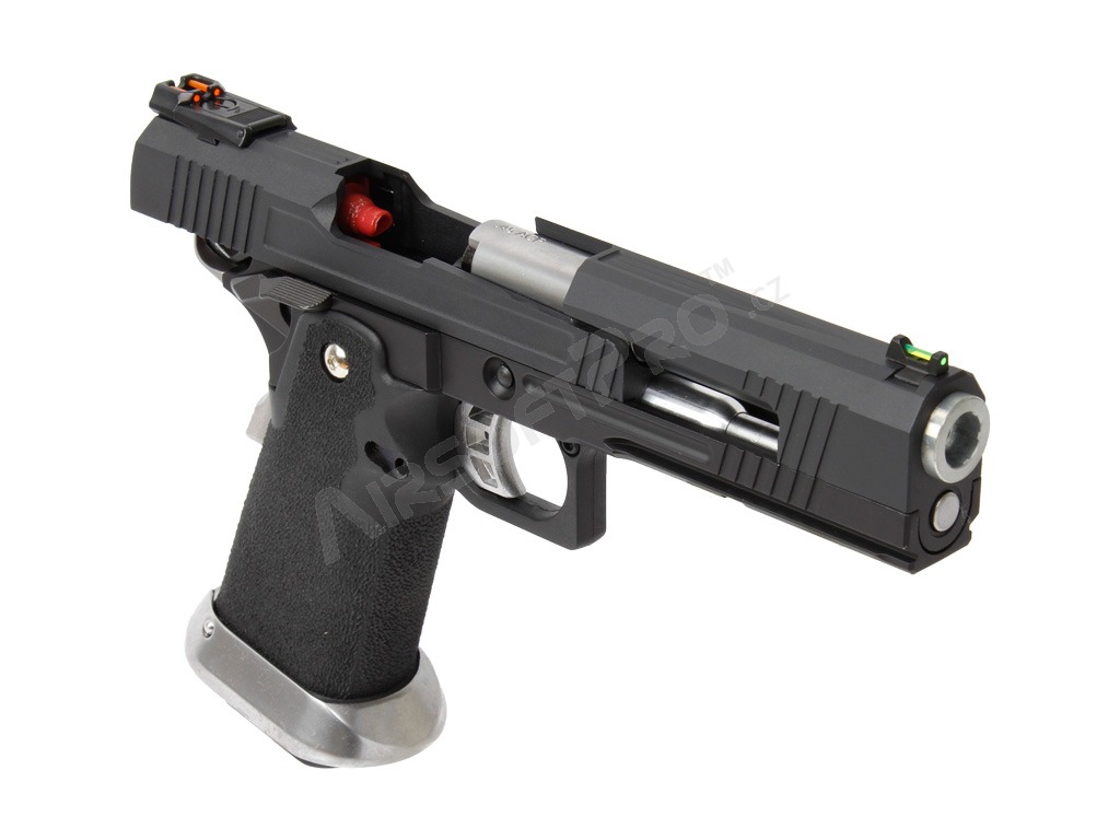 Pistolet GBB airsoft Hi-Capa 5.1 HX10 (split slide) - noir [AW Custom]