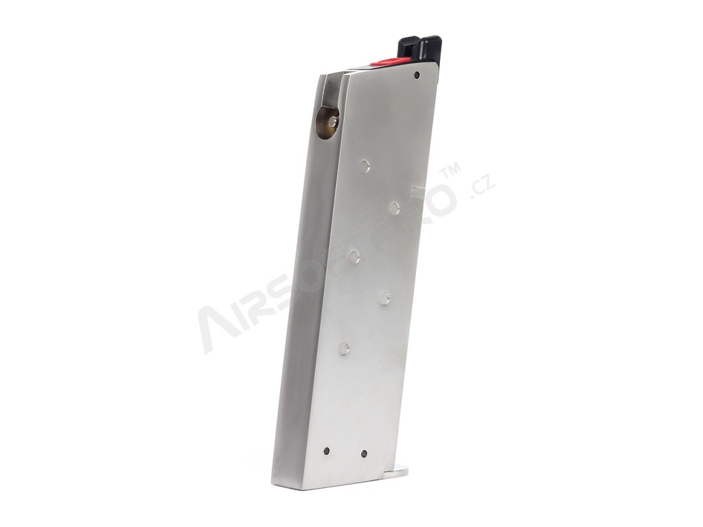 15 rds gas magazine for 1911 GBB pistols - Silver [AW Custom]