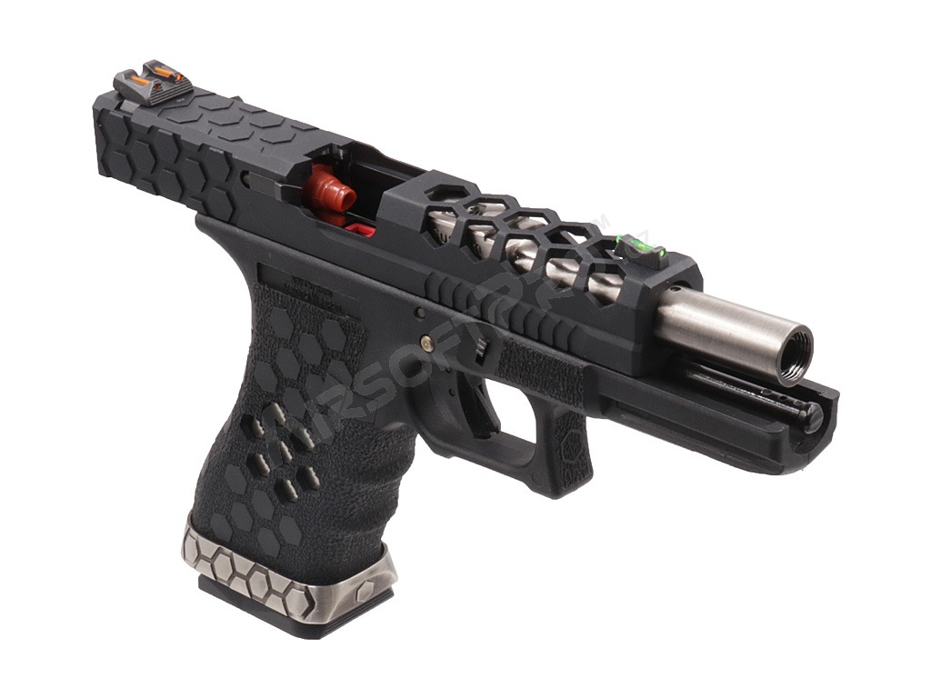 Airsoft GBB pistol G-HexCut VX02, Full auto - Black [AW Custom]