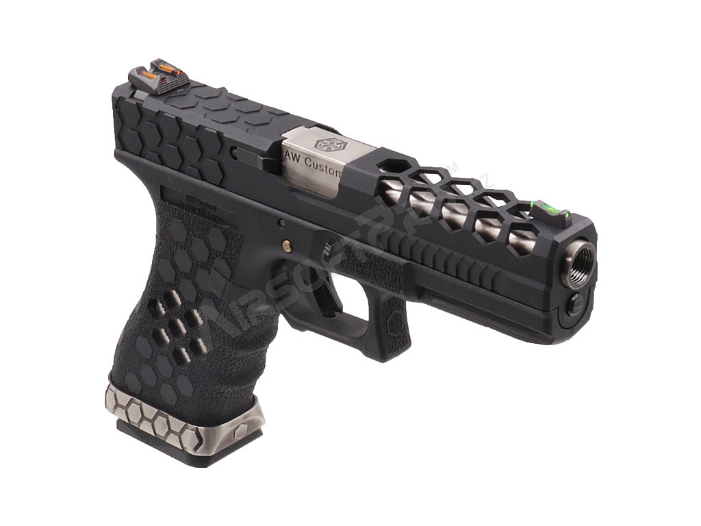 Airsoftová pistole G-HexCut VX02, střelba dávkou - černá [AW Custom]