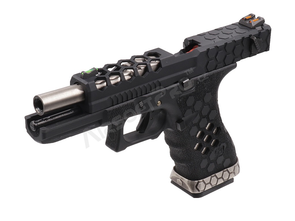 Pistolet GBB airsoft G-HexCut VX02, Full auto - Noir [AW Custom]
