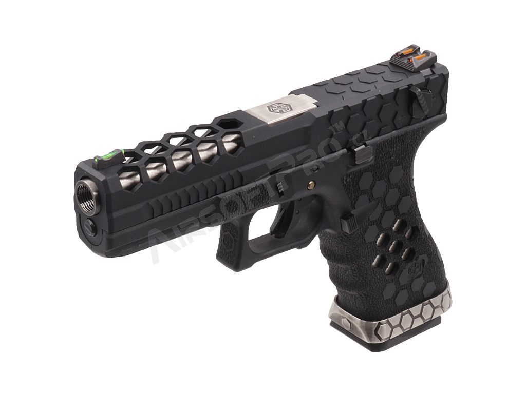 Airsoftová pistole G-HexCut VX02, střelba dávkou - černá [AW Custom]