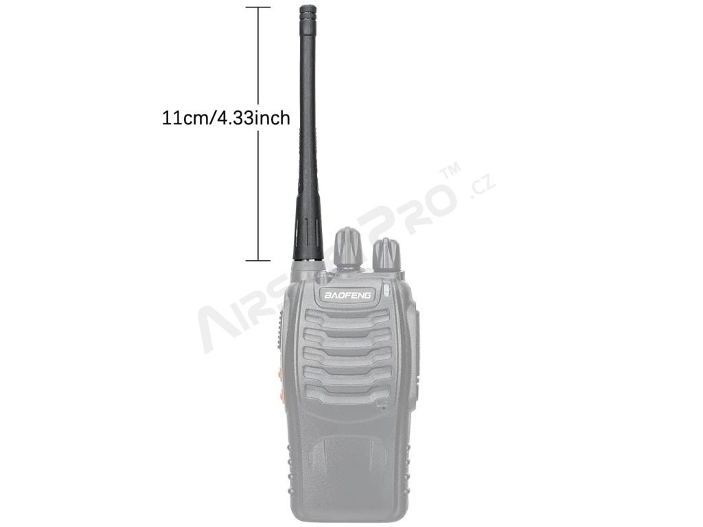 Antenne monobande pour Baofeng BF-888S, 11 cm [Baofeng]
