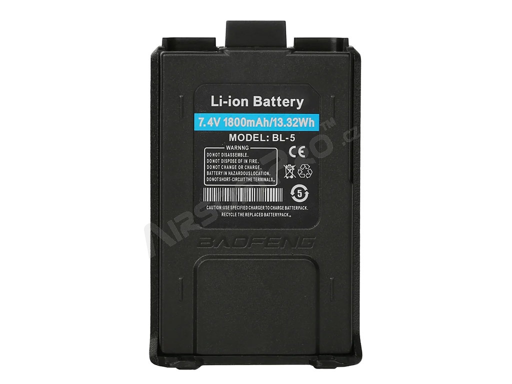 Li-Ion battery 1800mAh for Baofeng UV-5R Series [Baofeng]