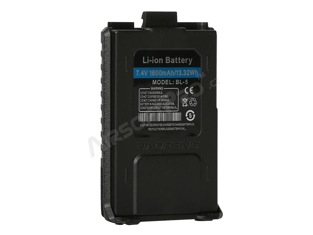 Li-Ion battery 1800mAh for Baofeng UV-5R Series [Baofeng]