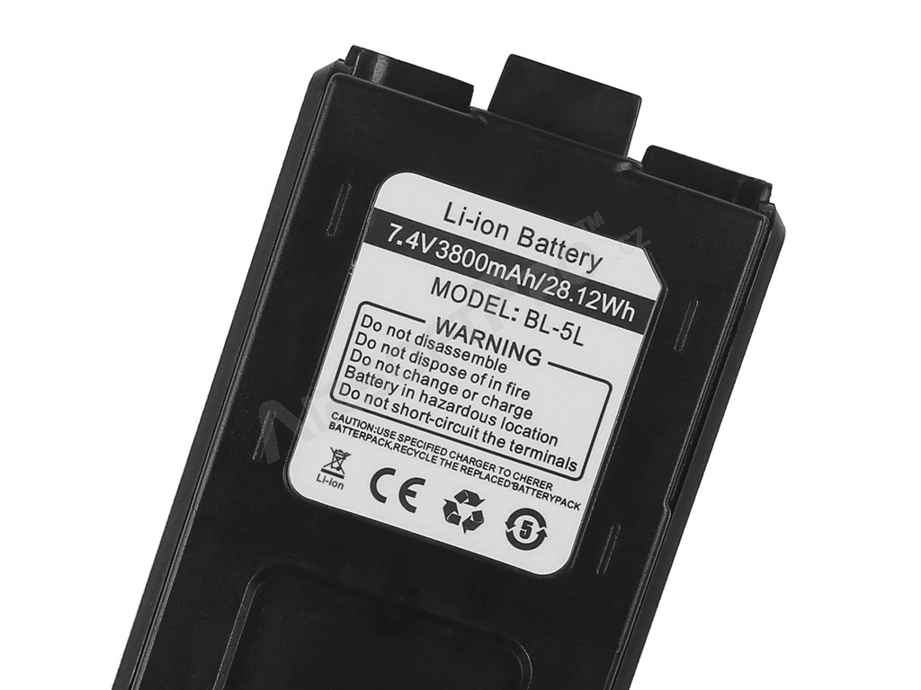 Li-Ion battery 3800mAh for Baofeng UV-5R Series [Baofeng]