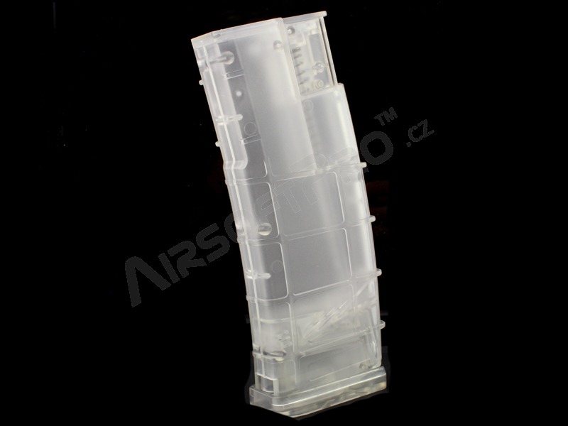 Chargeur rapide Airsoft 400 rds M4 mag style - clair [Big Dragon]