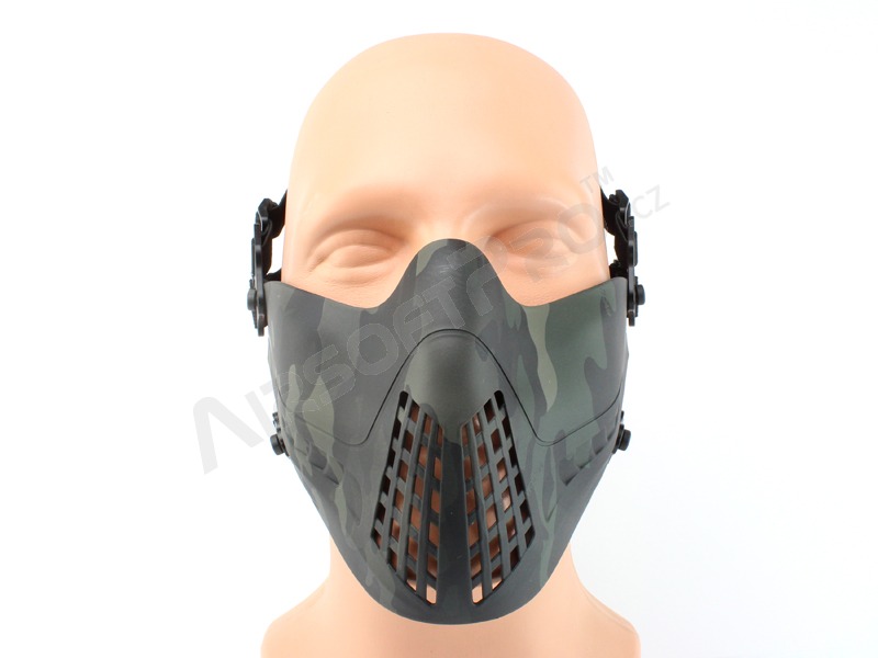 Protection du visage Masque de pilote tactique - Multicam Black [Big Dragon]