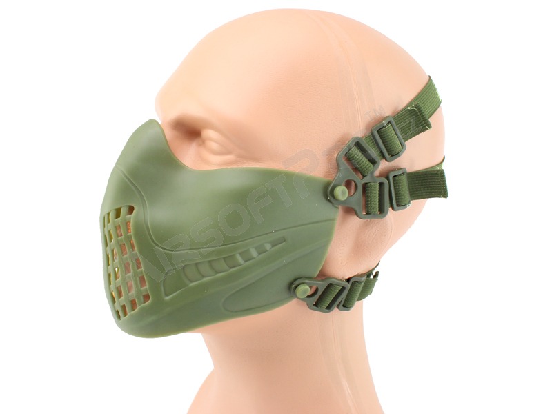 Face protecting Tactical Pilot mask - OD [Big Dragon]