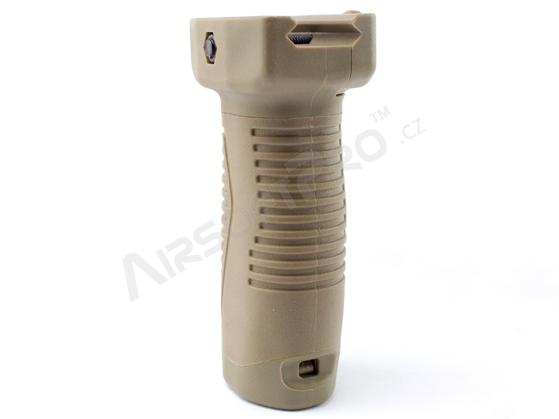 Rubberized vertical fore grip LS - TAN [Big Dragon]