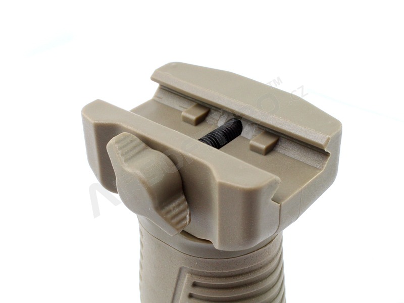 Rubberized vertical fore grip LS - TAN [Big Dragon]