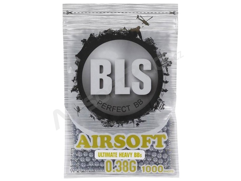 Airsoftové kuličky BLS Ultimate Heavy 0,38 g | 1000ks - šedé [BLS]
