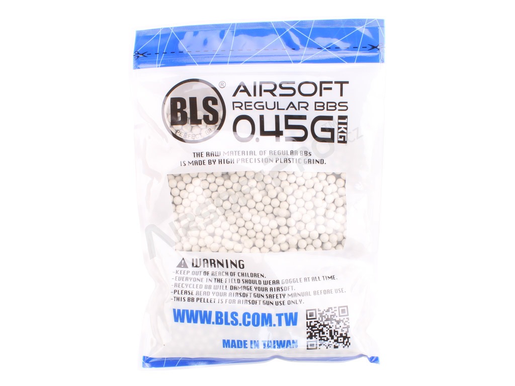 Airsoftové kuličky BLS Precision Grade 0,45 g | 2220 ks | 1 kg  - bílé [BLS]
