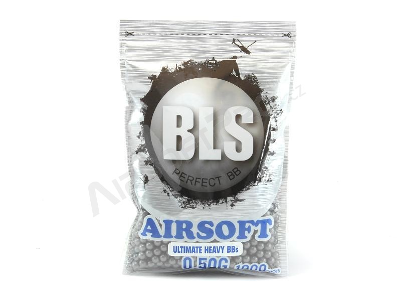 Billes d'airsoft BLS Steinless 0,50 g | 1000pcs - gris [BLS]