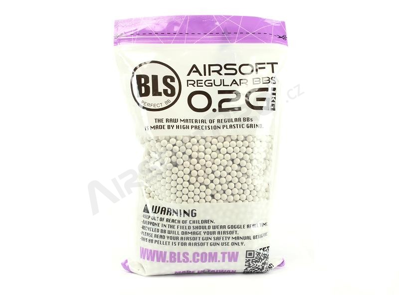 Airsoftové kuličky BLS Precision Grade 0,20 g | 5000 ks | 1 kg - bílé [BLS]