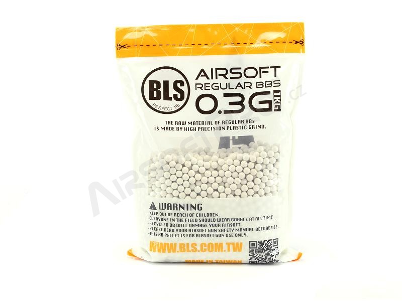 Airsoftové kuličky BLS Precision Grade 0,30 g | 3300 ks | 1 kg - bílé [BLS]