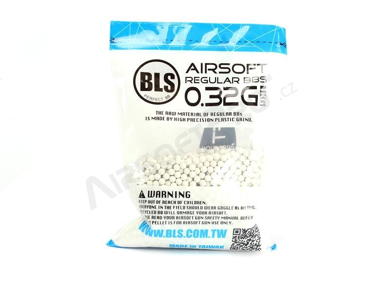 Airsoftové kuličky BLS Precision Grade 0,32 g | 3120 ks | 1 kg - bílé [BLS]
