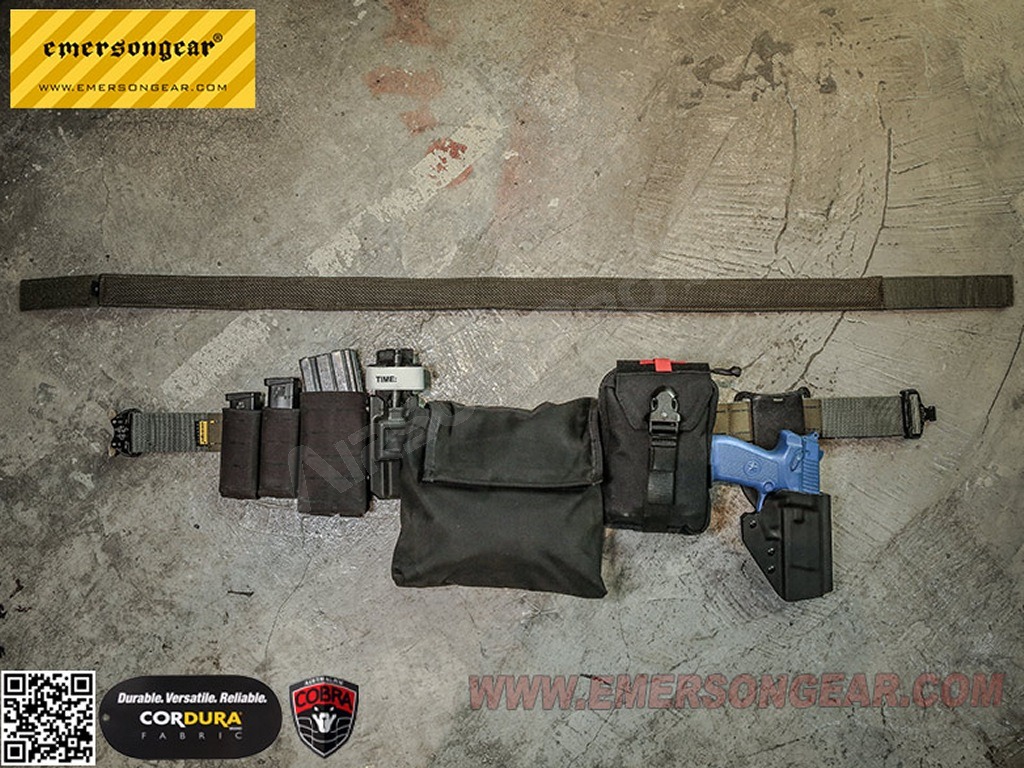 LCS Combat belt - Ranger Green, M size [EmersonGear]