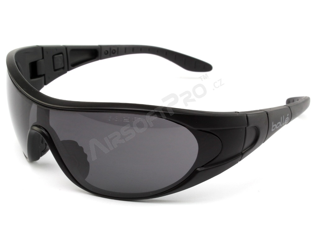 Ballistic spectacles RAIDER KIT Platinum black - clear, grey, yellow [Bollé]