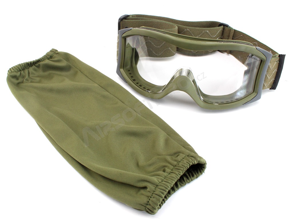 Taktické brýle X1000 Platinum (X1NSTDI) zelené - čiré [Bollé]