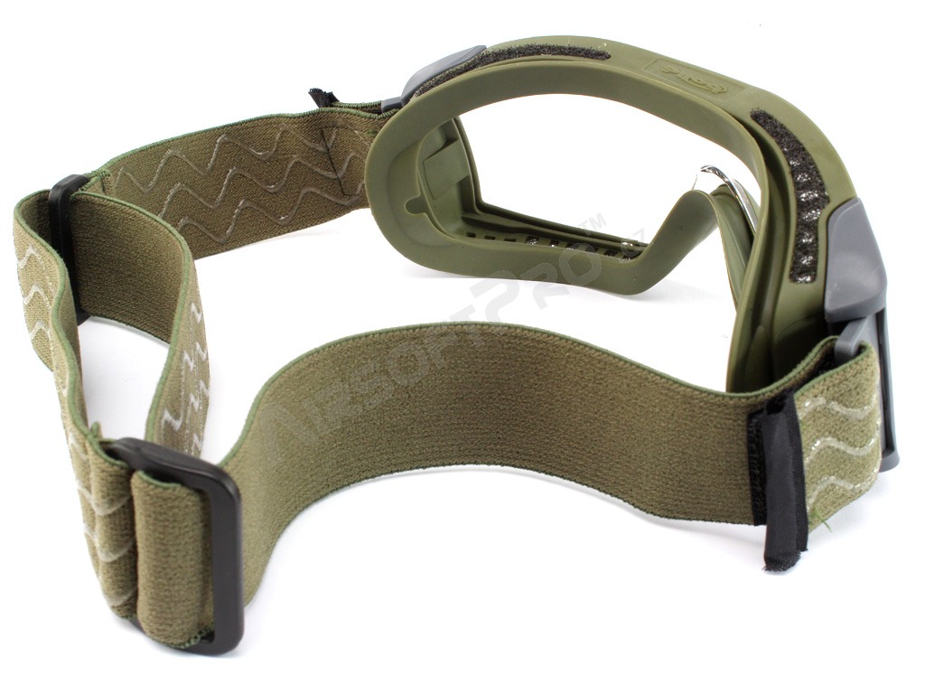 Tactical goggle X1000 Platinum (X1NSTDI) green - clear [Bollé]