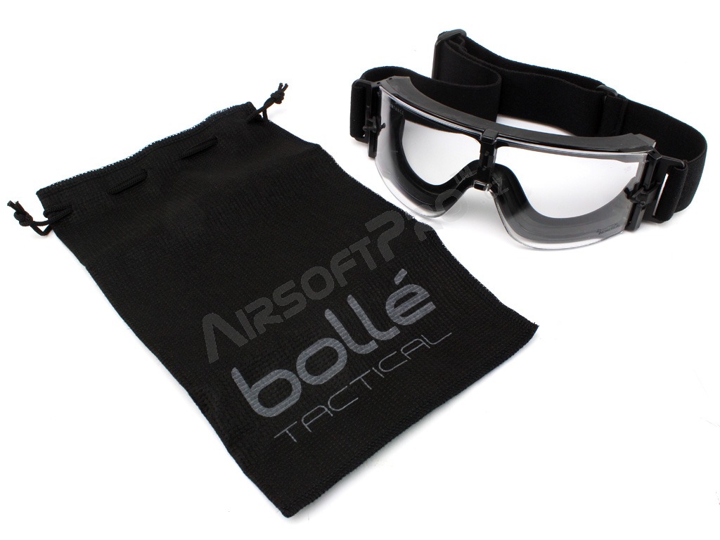 Tactical goggle X800 Platinum (X800I) black - clear [Bollé]