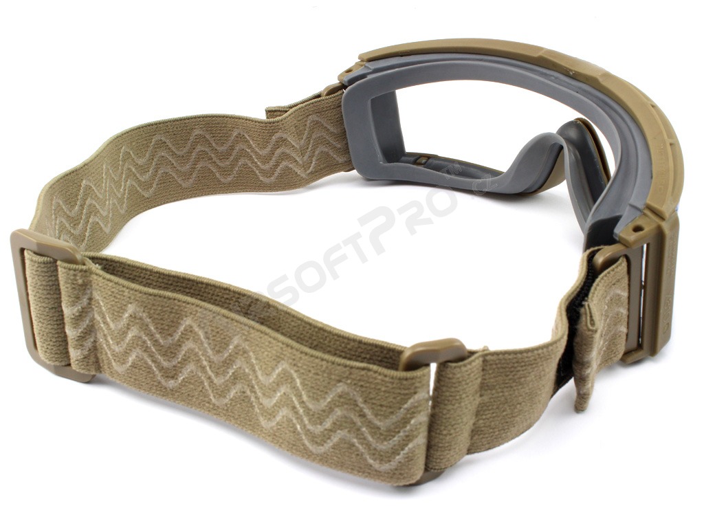 Tactical goggle X810 Platinum (X810NPSI) beige - clear [Bollé]