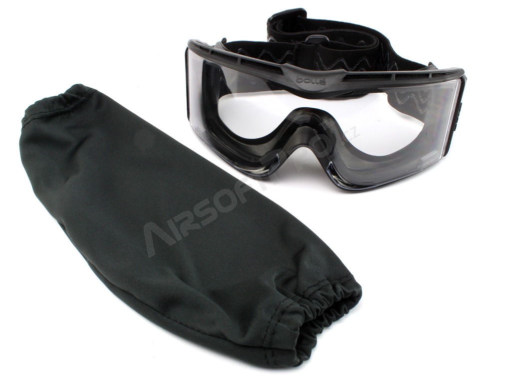 Tactical goggle X810 Platinum (X810NPSI) black - clear [Bollé]